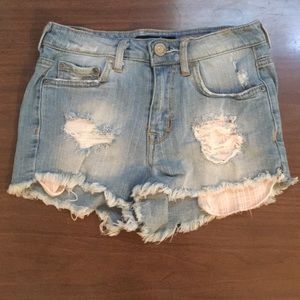 Aeropostale shorts light wash